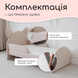 Ліжко дитяче з бортиками та матрацом Dreamer Котик Сліп, Нюд, Спальне місце 80х160 см 6-8-16-01-160 фото 6