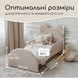 Кровать детская с бортиками и матрасом Dreamer Мишка Слип, Нюд, Спальное место 80х160 см 6-7-16-00-160-1 фото 5