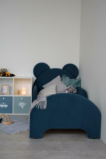 Ліжко дитяче Dreamer Ведмедик, Глибоко синє, Спальне місце 80х160 см 6-1-03-00-160 фото