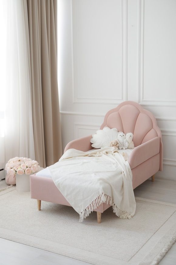 Кровать детская Dreamer Ариэль, Пудра, Спальное место 80х160 см 6-9-53-00-160 фото
