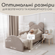 Кровать детская с бортиками и матрасом Dreamer Мишка Слип, Тауп, Спальное место 80х190 см 6-7-10-00-190-1 фото 5