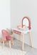 Комплект: Дитяче трюмо + кріселко (без бантика), 2-4 роки, 90-105 см., Рожевий 101-0-57-24-000 фото
