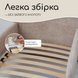 Кровать детская с бортиками и матрасом Dreamer Мишка Слип, Букле бежевая, Спальное место 80х160 см 6-7-18-00-160-1 фото 3